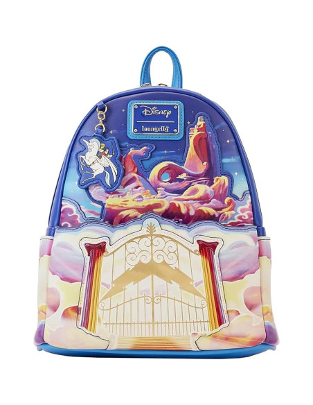 Mochila Mini Loungefly Disney Hercules Monte Olimpo 27.9x25.4cm Mochila Mini Loungefly Disney Hercules Monte Olimpo 27.9x25.4cm