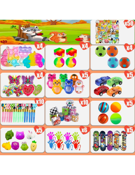 117 Juguetes de Fiesta para Niños - Caja del Tesoro Yoaushy