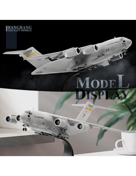 Modelo de Avión C-17 Global Overlord HANGHANG 1:200 Modelo de Avión C-17 Global Overlord HANGHANG 1:200