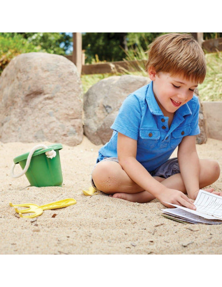 Juego de Arena Green Toys - 4 Piezas - Ecológico - Verde Juego de Arena Green Toys - 4 Piezas - Ecológico - Verde