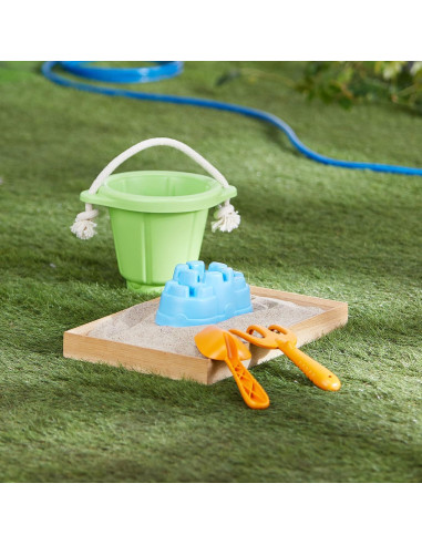 Juego de Arena Green Toys - 4 Piezas - Ecológico - Verde