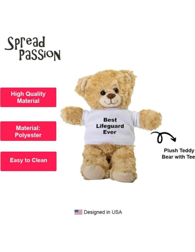 Osito de Peluche con Camiseta SpreadPassion 25.4 cm
