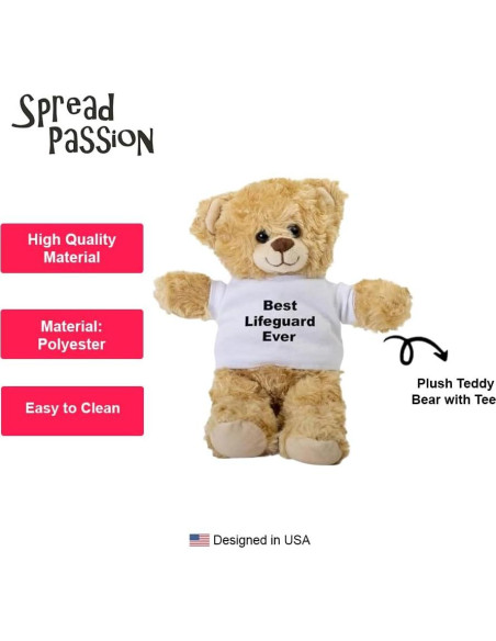 Osito de Peluche con Camiseta SpreadPassion 25.4 cm