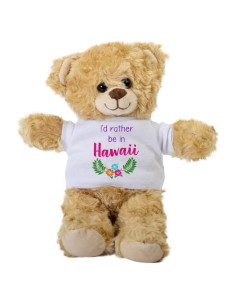 Oso de Peluche SpreadPassion 25.4 cm con Camiseta Blanca