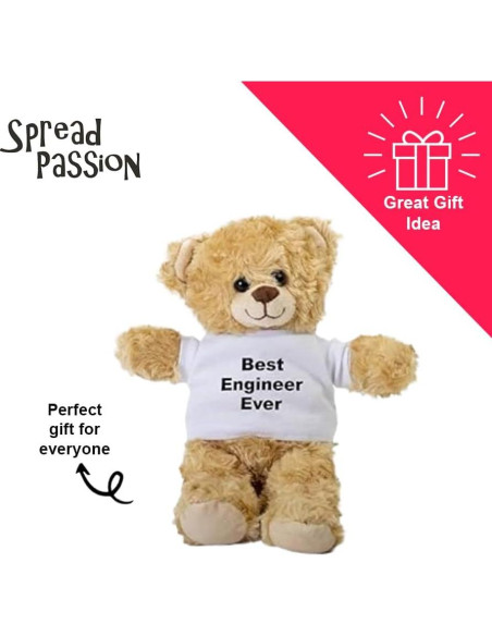 Osito de Peluche Ingeniero SpreadPassion 25.4 cm Regalo Original
