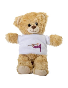 Osito de Peluche Marrón con Camiseta Blanca 25.4 cm SpreadPassion