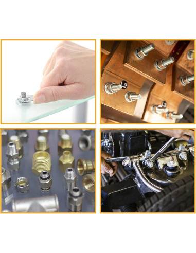 Kit 300 Pcs Tornillos y Tuercas M3 Acero Inoxidable 304 Hexagonal