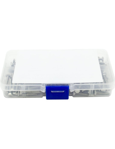 Kit 300 Pcs Tornillos y Tuercas M3 Acero Inoxidable 304 Hexagonal