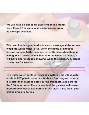 Máquina de Microdermoabrasión Elitzia Water Diamond Peel 72cm