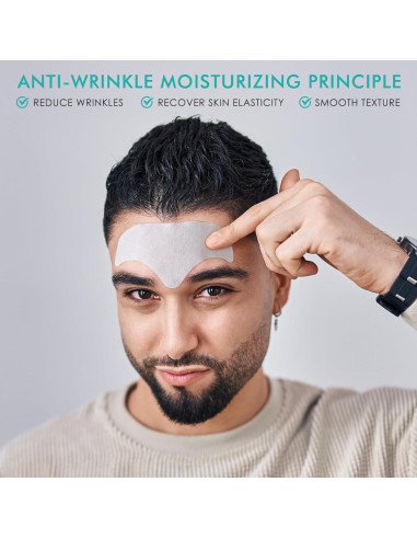 Parches Antienvejecimiento para Arrugas en la Frente AUSLKA 24PCS