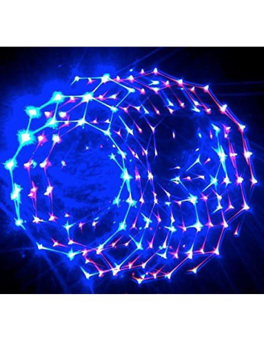 Gafas de Kaleidoscopio GloFX KGTB-R con Lentes Arcoíris