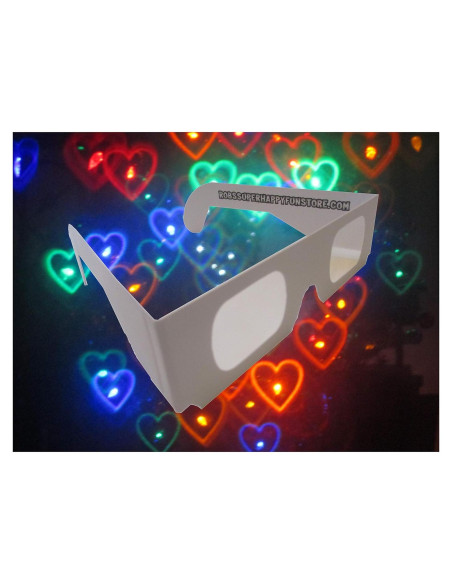 Gafas de Fuegos Artificiales Corazones - 50 Piezas APO