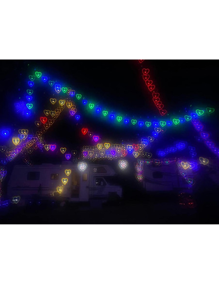 Gafas de Fuegos Artificiales Corazones - 50 Piezas APO