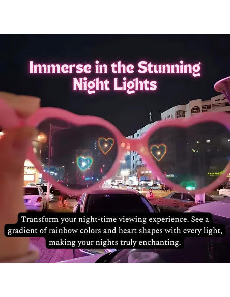 Gafas de Difracción Corazón SAIONJI con Estuche de Metal