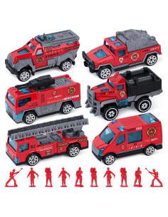 Juego de Juguetes de Bomberos LOVESTOWN 50PCS para Niños