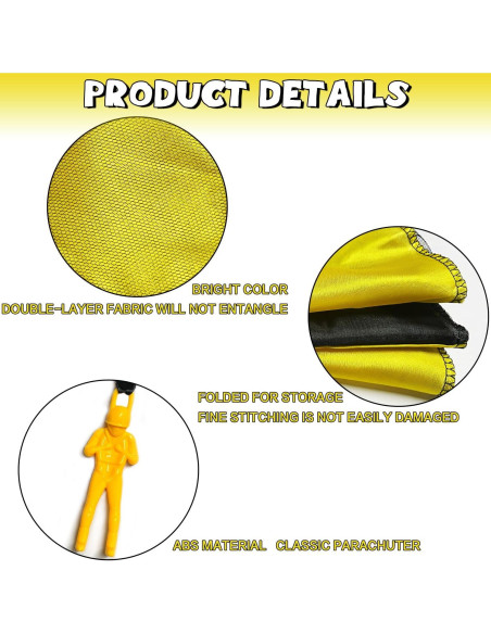 Juguetes Paracaídas Jishi para Niños - Paquete de 6 Unidades