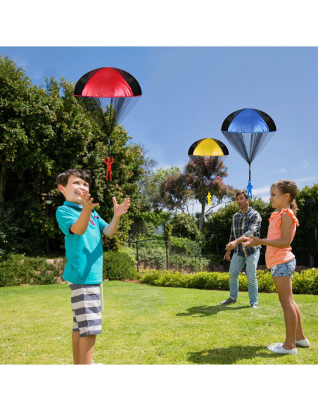 Juguetes Paracaídas Jishi para Niños - Paquete de 6 Unidades