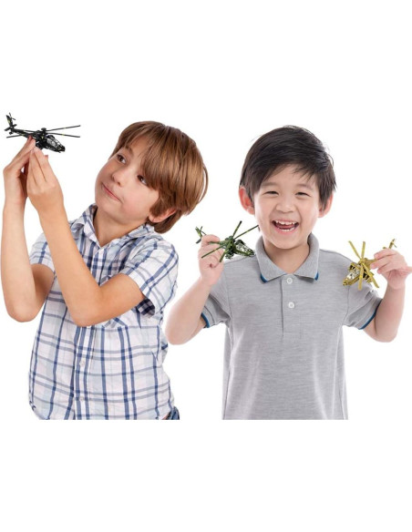 Set de 3 Helicópteros Apache de Metal Fundido ArtCreativity