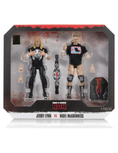 Paquete de 2 Figuras de Acción Nigel McGuinness y Jerry Lynn - Jazwares
