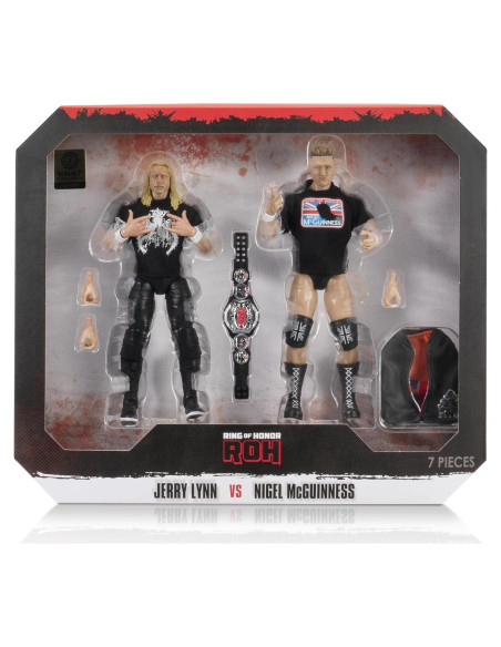Paquete de 2 Figuras de Acción Nigel McGuinness y Jerry Lynn - Jazwares