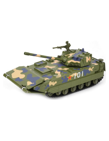 Tanque Militar de Aleación Guarsiliymi con Sonido y Luz 21cm