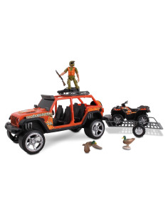 Set de Juego NKOK Realtree Jeep Wrangler y ATV Polaris 10 Piezas