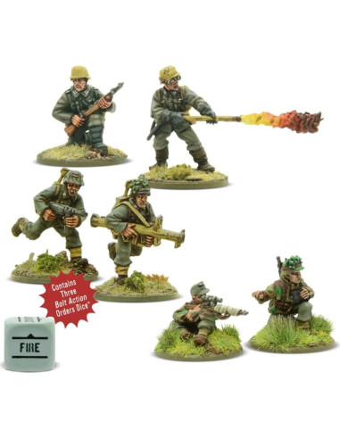 Miniaturas de Equipos de Armas Alemanes Warlord 28mm Bolt Action