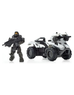 Mega Bloks Halo Gungoose UNSC Camo con figura Spartan