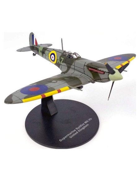 Modelo Diecast Supermarine Spitfire Mk.V 1:72 DeAgostini