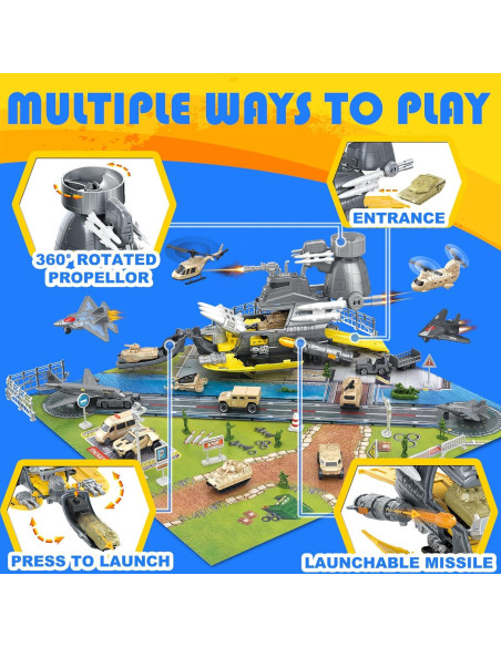 Juguete Militar Frontoytall con Vehículos y Figuras 0.69 kg Juguete Militar Frontoytall con Vehículos y Figuras 0.69 kg