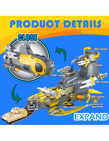 Juguete Militar Frontoytall con Vehículos y Figuras 0.69 kg
