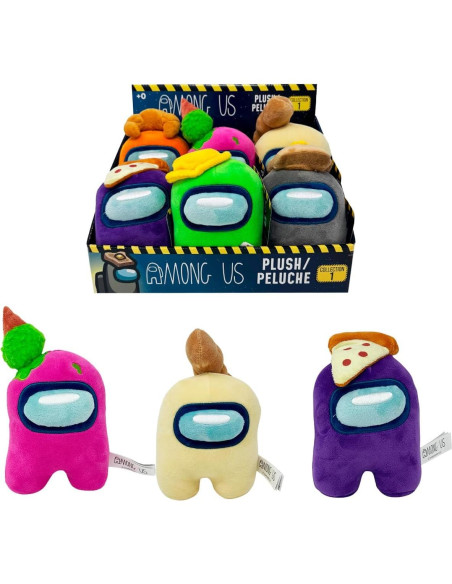 Peluche Oficial Among Us 15 cm Rosa con Helado Just Toys