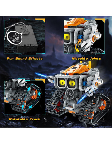 HOGOKIDS Robot Educativo 3 en 1 Control Remoto 451 Piezas