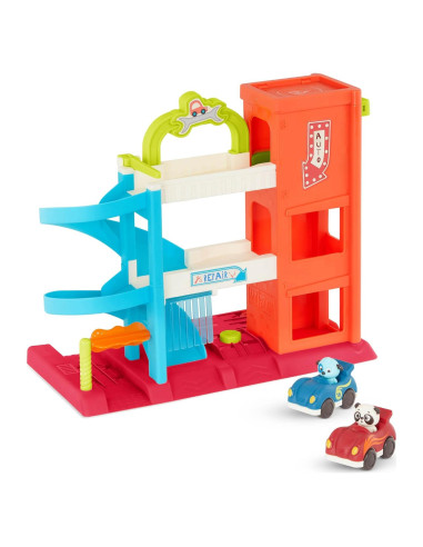 Garaje de Coches Bingo B. Toys con Elevador y 2 Vehículos