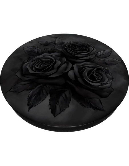 PopSockets Adhesivo PopGrip Rosas Negras Floral 10.9x8.6cm