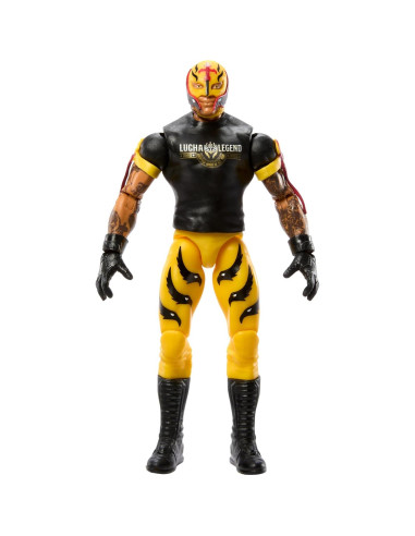 Figura de Acción WWE Mattel Rey Mysterio 15 cm 10 Puntos Articulación