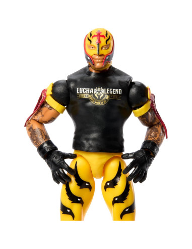 Figura de Acción WWE Mattel Rey Mysterio 15 cm 10 Puntos Articulación