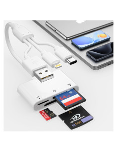 Lector de Tarjetas 3 en 1 Bawanfa Plus para iPhone y Android