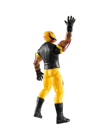 Figura de Acción WWE Mattel Rey Mysterio 15 cm 10 Puntos Articulación