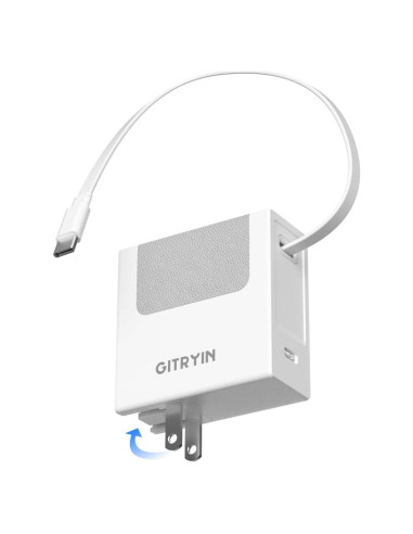 Cargador de Pared Gitryin 40W con Cable Tipo-C Retráctil 80cm