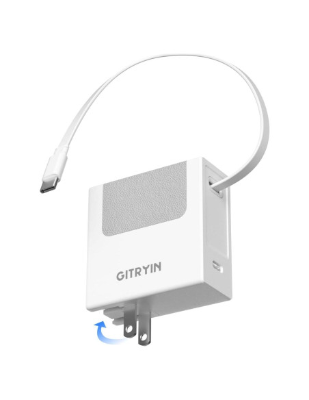 Cargador de Pared Gitryin 40W con Cable Tipo-C Retráctil 80cm