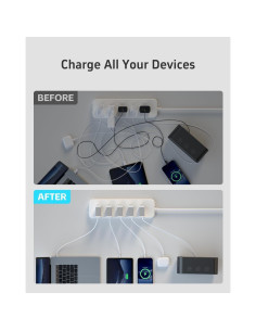 Cargador de Pared Gitryin 40W con Cable Tipo-C Retráctil 80cm 2