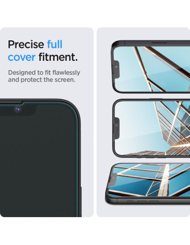 Protector de Pantalla Vidrio Templado Spigen iPhone 16e/14/13 Pro - 2 Paquete