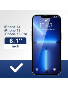 Protector de Pantalla Vidrio Templado ImpactStrong iPhone 14 6.1" 2