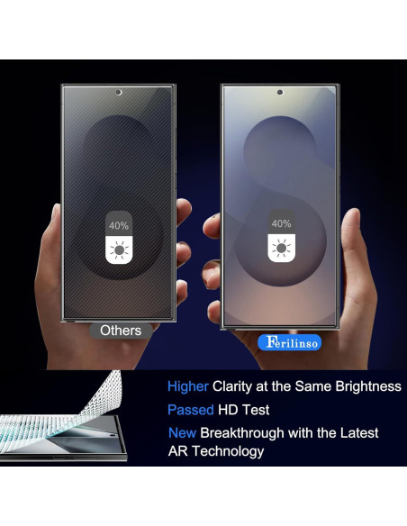 Protector de Pantalla Privado Ferilinso para Samsung S25 Ultra