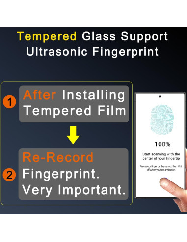 Protector de Pantalla Privado Ferilinso para Samsung S25 Ultra