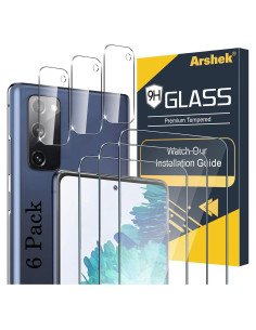 Protector de Pantalla y Cámara Arshek para Galaxy S20 FE
