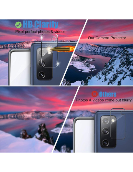 Protector de Pantalla y Cámara Arshek para Galaxy S20 FE