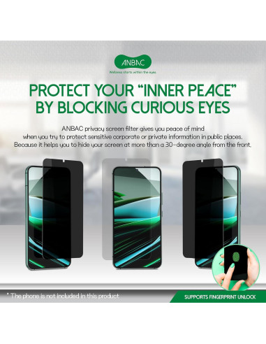 Protector de Pantalla Privado ANBAC para Samsung Galaxy S22 6.1"