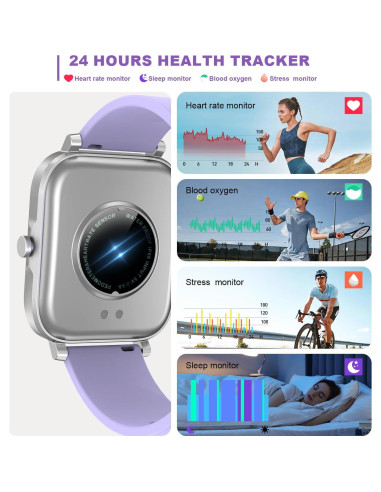 Reloj Inteligente Choiknbo 1.83" Monitoreo Salud IP68